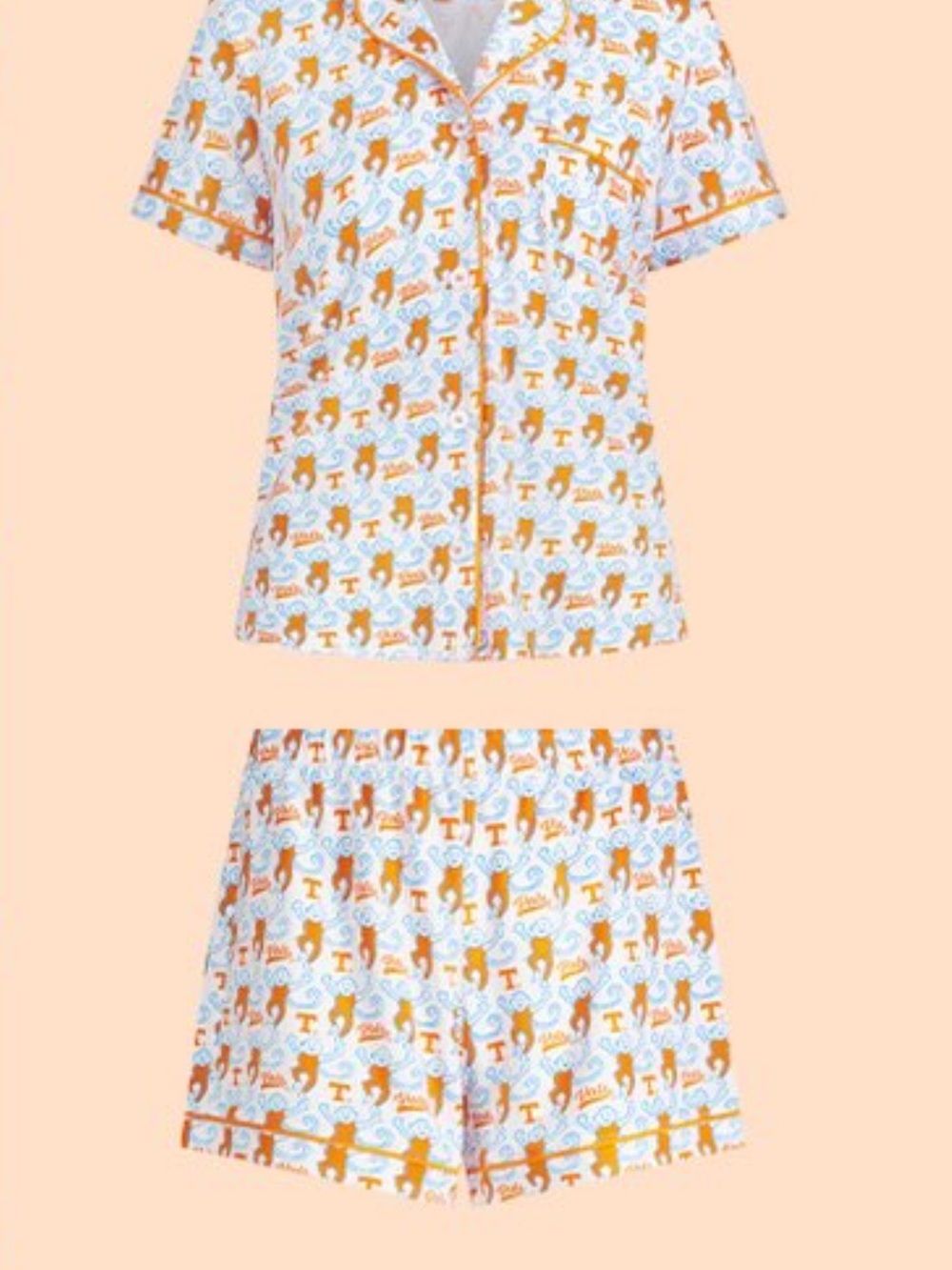 Exclusive University of Tennessee x Roller Rabbit Pajama Set